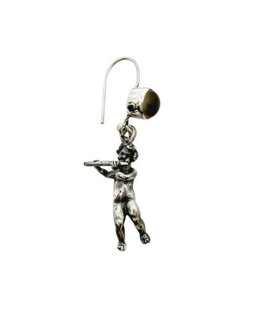Tg-Jewellery by Tamara Gervasio Black Violin & Flute Cherub Earrings