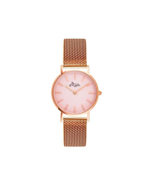 Bermuda Watch Company Annie Apple Marseille Seashell Rose Gold & Pink Multifunctional Interchangeable