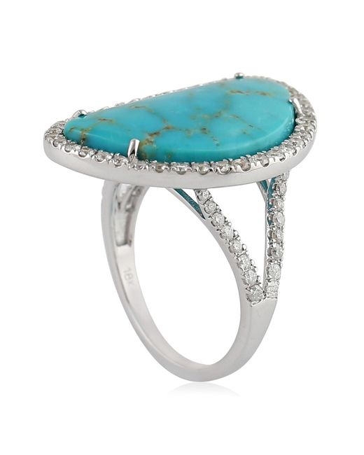 Artisan Blue Diamond Statement Ring