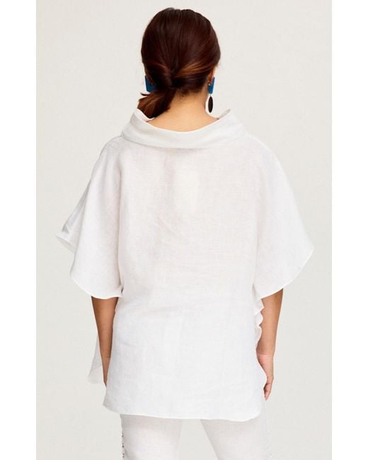 MARICEL White Neutrals Cristina Tunic