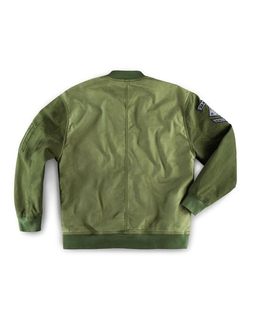 &SONS Trading Co Green Damsons Cali Bomber Jacket Army