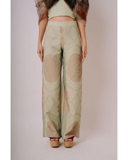 San Malo Natural Tessa Tulle Pants