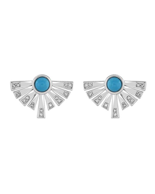 Lucy Quartermaine Blue Egyptian Studs