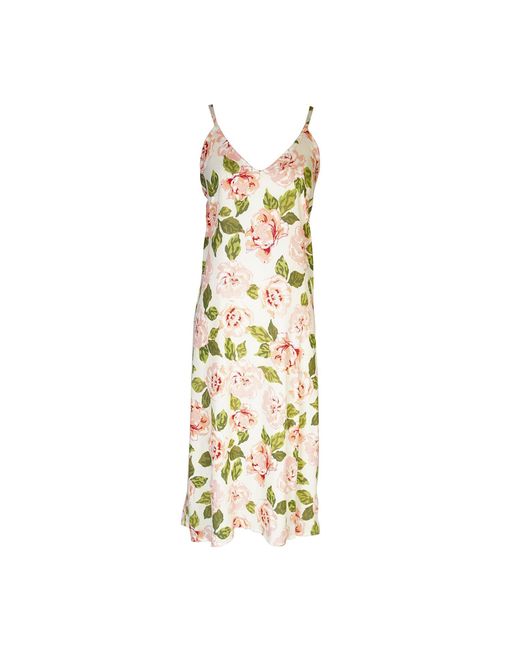 Jennafer Grace Metallic English Rose Slip Dress