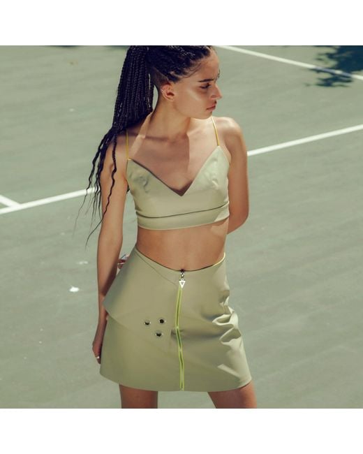 Mirimalist Green Bra Bustier