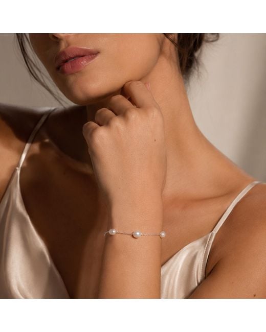 Unaloe Metallic Sterling Baroque Pearl Bracelet For – Meaningful Refined Jewelry