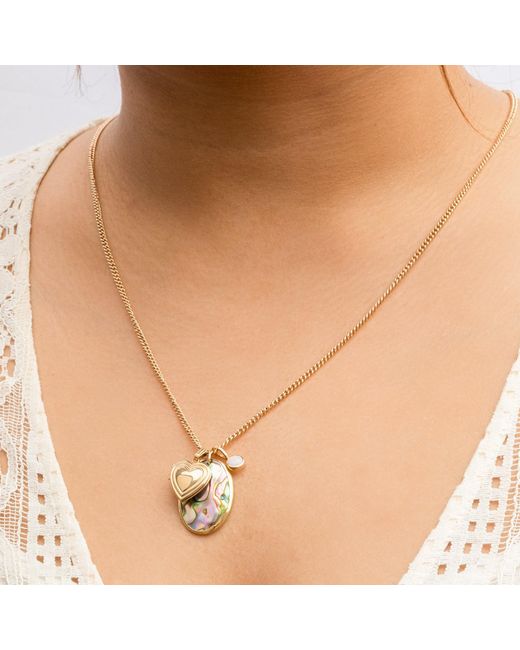 Maya Brenner Metallic Large Abalone Cabochon Charm
