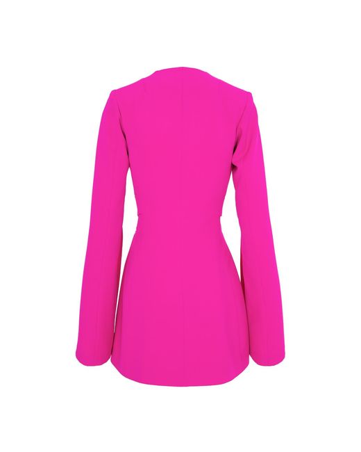AVENUE No.29 Pink Cape Blazer Dress