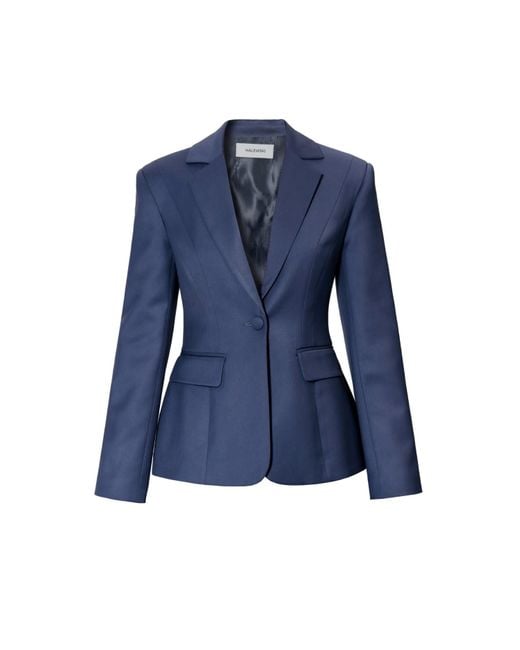 AGGI by HALEWSKI Blue Bonnie Moonlight X Shaped Blazer