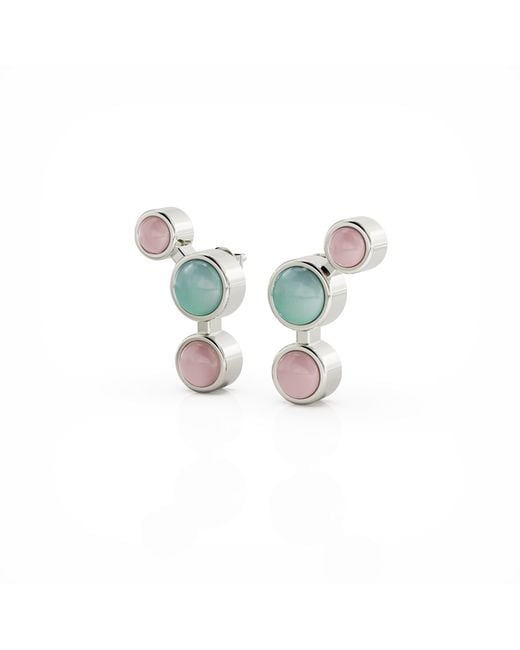 Linda Fiore Blue Aurora Earrings Sterling