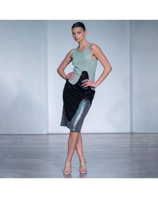 Laura Daili Multicolor Glass Flow Dress