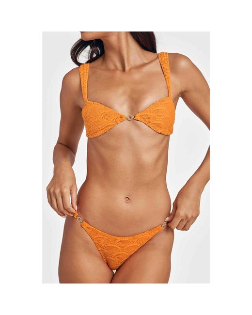 Blackbough Swim Orange Jasmine Bralette Top Mango