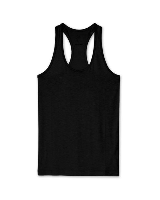 On/Off Essentials Black Bamboo Scoop Neck Tank