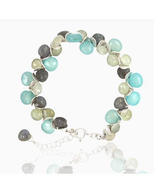 Lori Kaplan Design Blue Watercolor Signature Bracelet