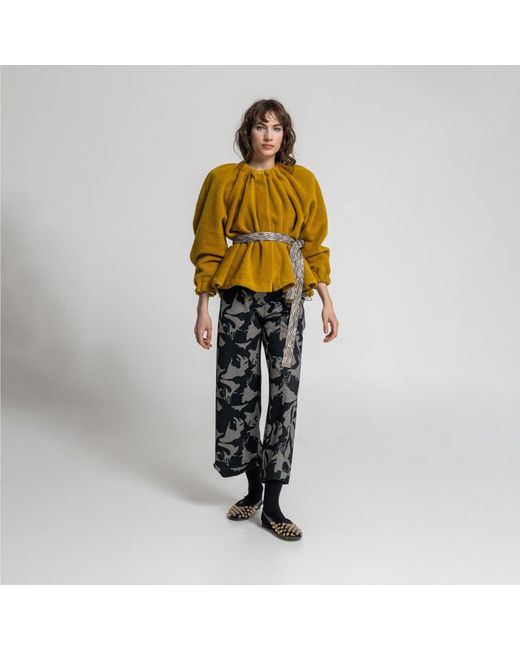 ARTISTA Yellow Sun Oversized Jacket