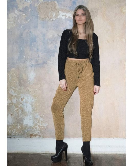 Any Old Iron Black Shimmer Top