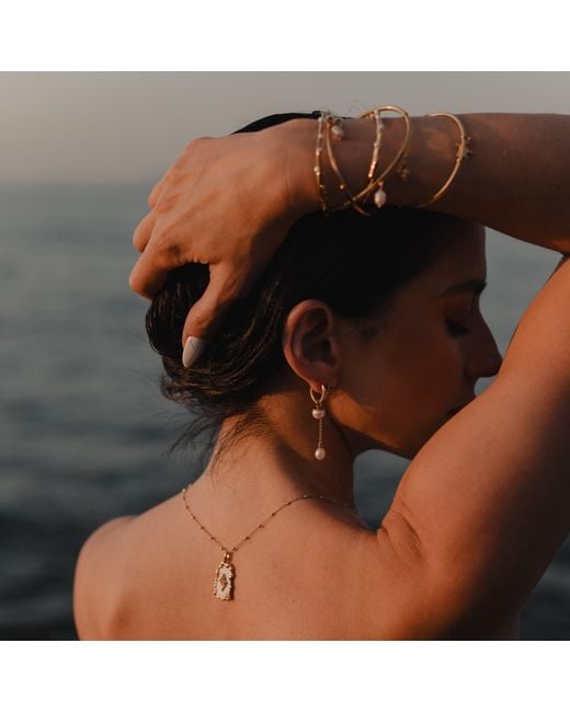 Myrto Katramadou Jewellery Metallic Thalassa – Stud Earrings – Starfish