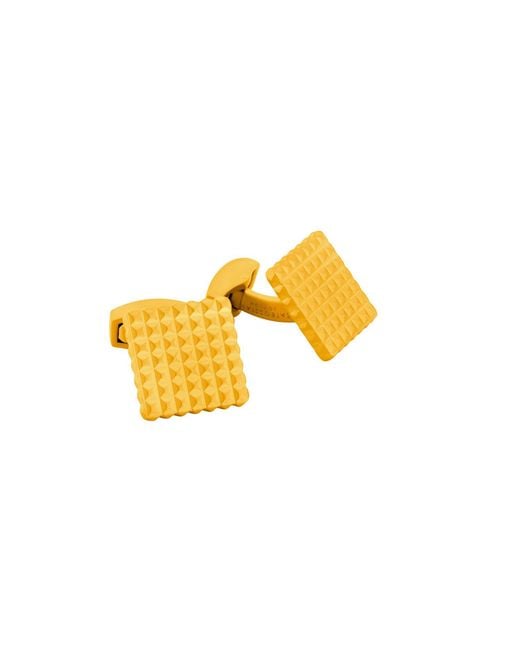Tateossian Yellow Giza Cufflinks for men