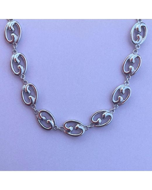 Leni James Metallic The Fibonacci Link Necklace