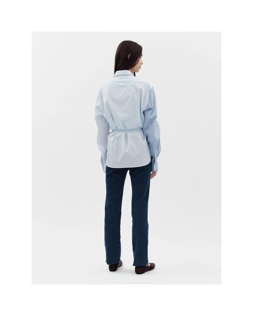 Jakke Blue Tie Shirt