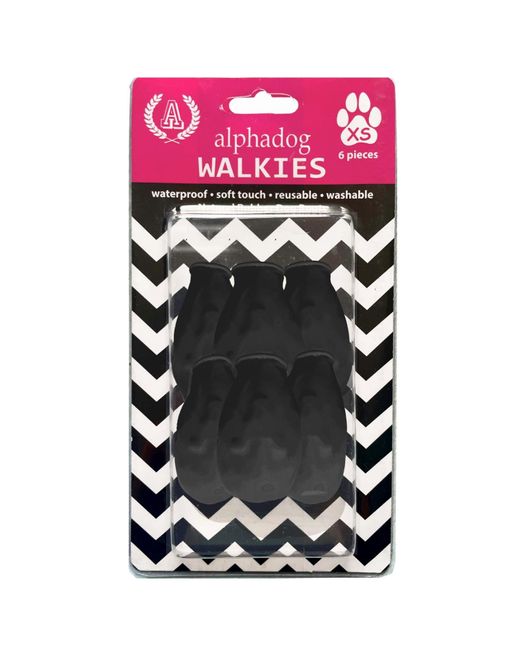 Alphadog Design Purple Walkies Rubber Pet Boots