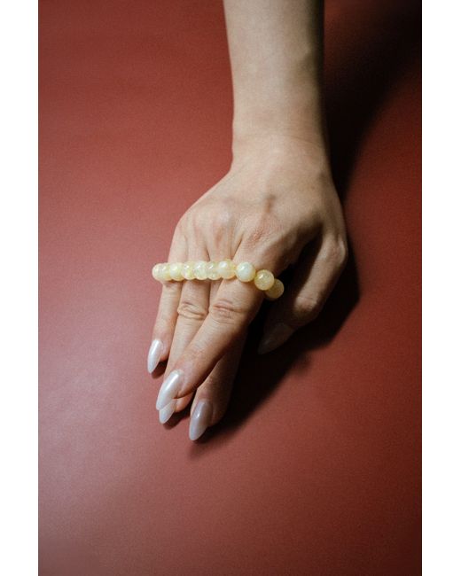 seree Yellow Manifest Abundance Citrine Beaded Bracelet
