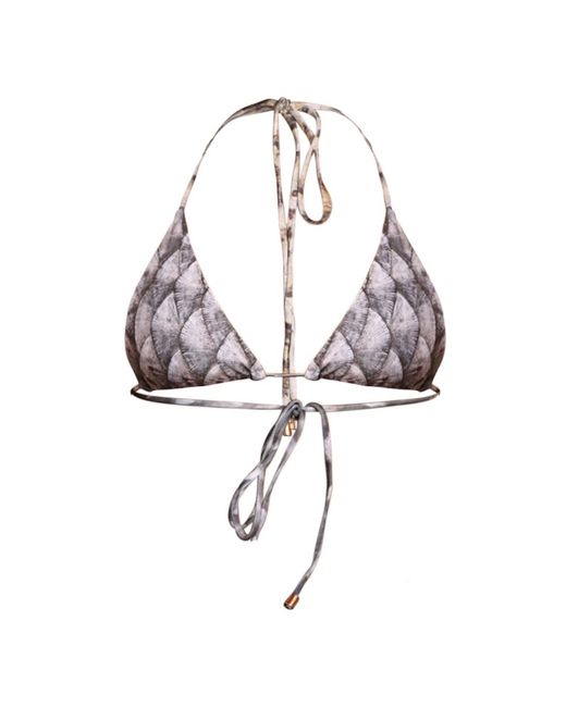 Animal Green Jungle Reversible Bikini Top