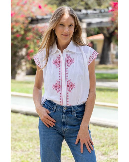 Bindu Pink Esmeralda Blouse