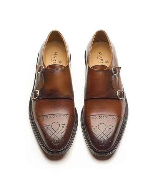 Mariano Shoes Brown Évora Oxford Dark Cognac for men