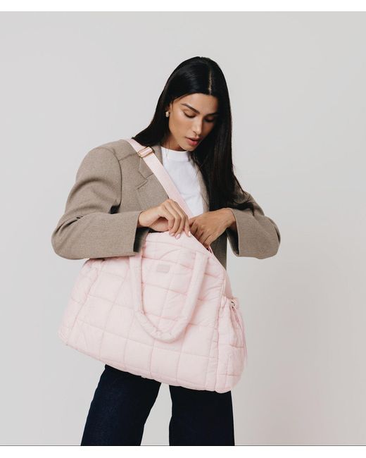 augustnoa Pink The Weekender Duffle Bag