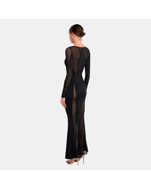 OW Collection Black Sierra Maxi Dress