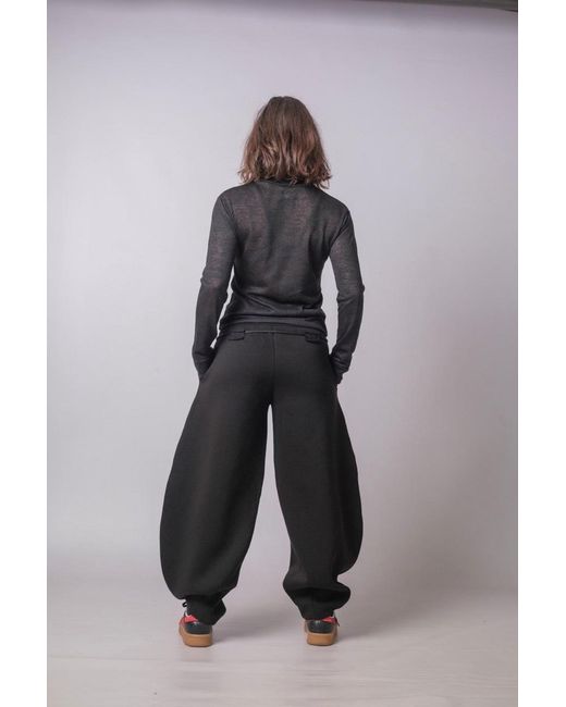 Yogi8Apparel Black Soft Rebellion Balloon Joggers