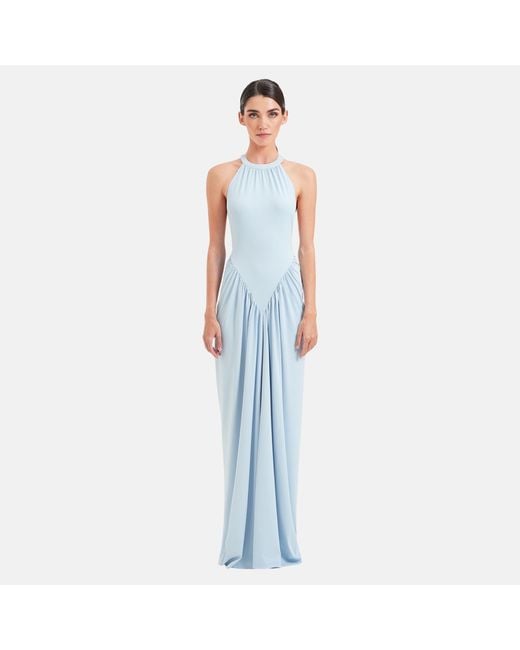 OW Collection Blue Lysa Baby Maxi Dress