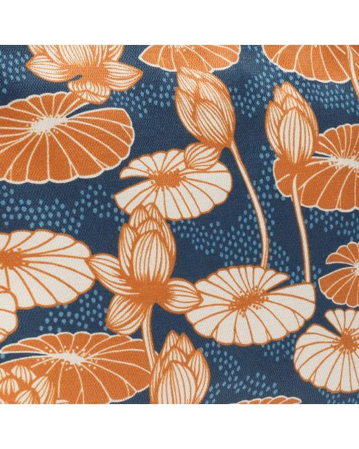 Gyllstad Lotus Blue Orange Wash Bag M