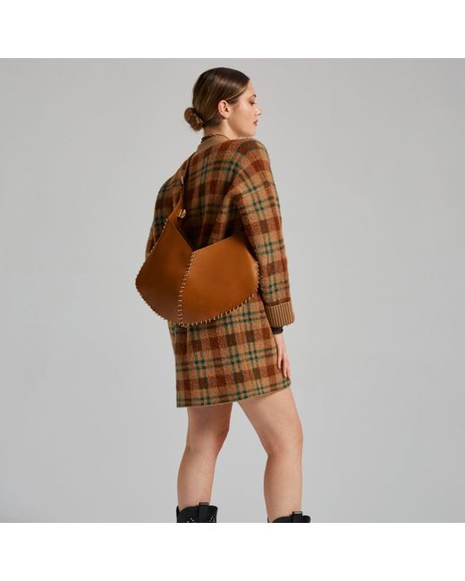 Danni Ro Black Virginia Rhombus Bag