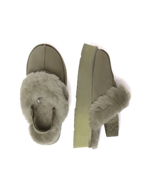 EverAu Australia Green Wagtail Removable Strap Platform Slippers
