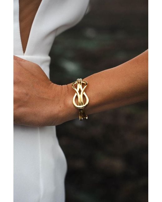 Astor & Orion Metallic Hecate Knot Cuff