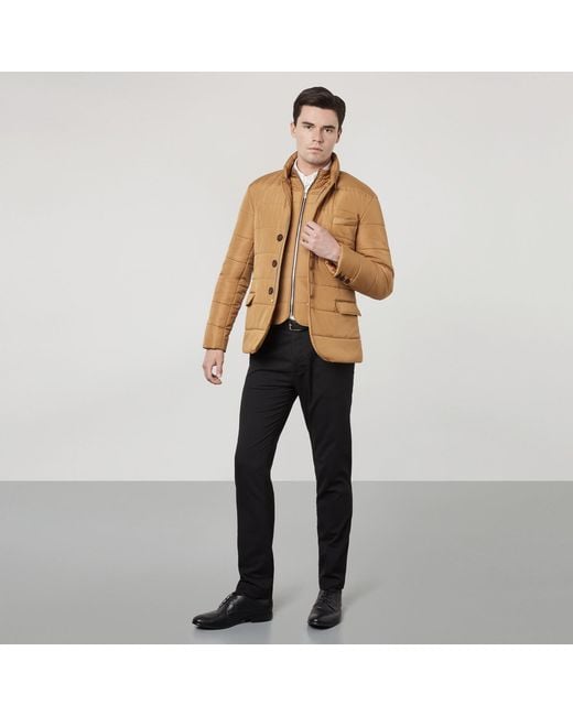 SEREN LONDON Yellow Puffer Suit Jacket for men