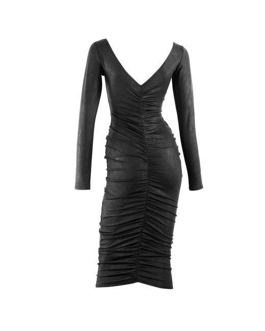 Me & Thee Chit-chat Bodycon Dress in Black | Lyst