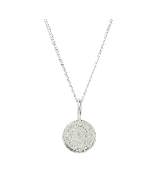 Katie Mullally Metallic American Coin Necklace