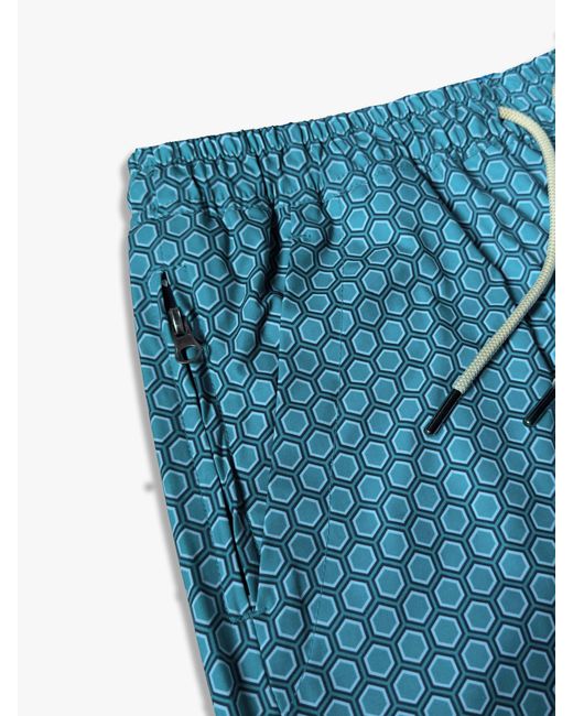 Bdxy Studio Blue "The Frame" Swimshorts for men