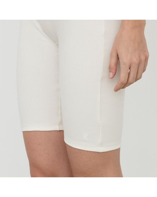 The Koozy White Charlotte High Waist Shorts