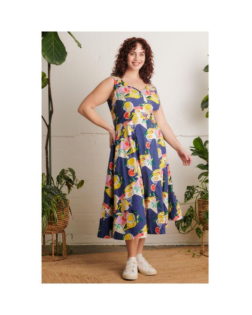 Emily and Fin Blue Margot Picnic Party Dress