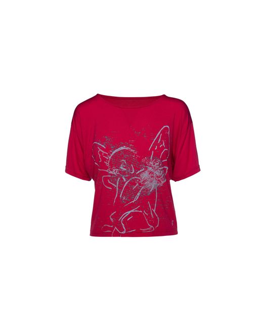 Conquista Red Printed Tee