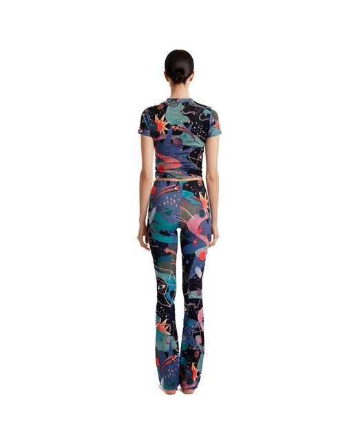 Pitaya Yoga Blue Door Of The Cosmos Flared Pants