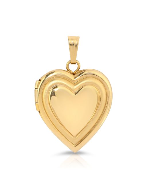 Maya Brenner Metallic Heart Locket Charm