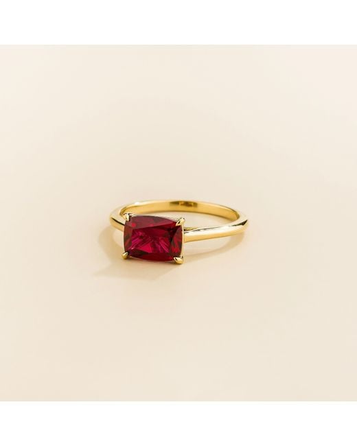 Juvetti Red Kissen Ring Ruby