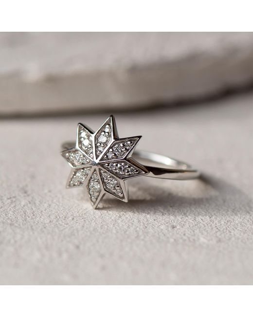 Zoe & Morgan White Lakshmi Ring Diamond