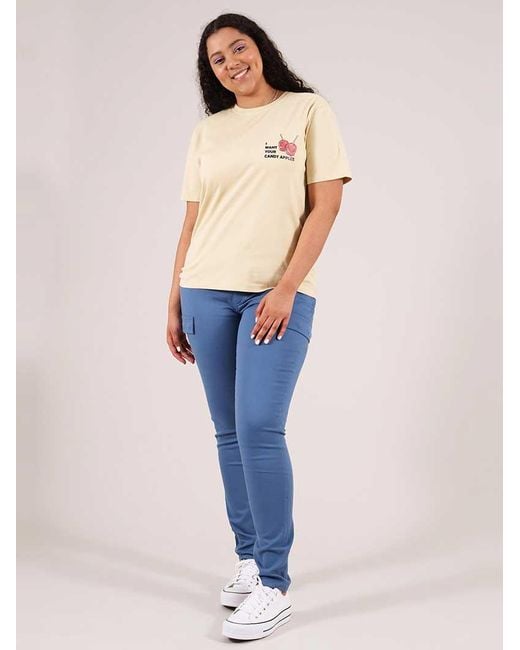 blonde gone rogue Natural Neutrals Candy Apples Graphic Print T-Shirt, Organic Cotton