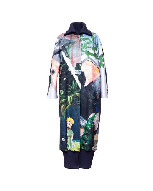 ARTISTA Blue Forest Maxi Coat